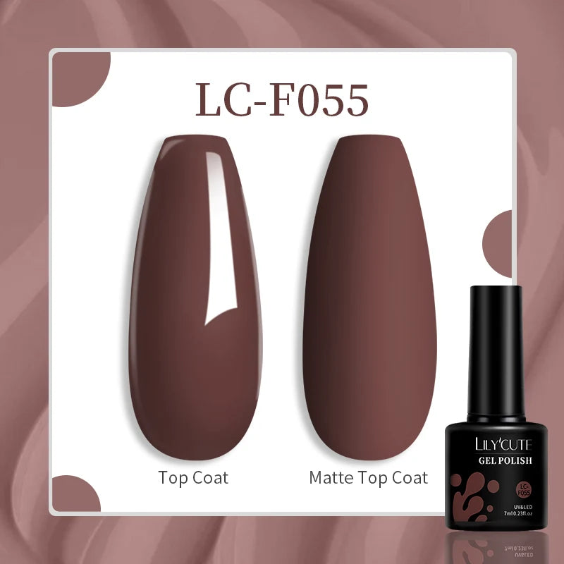 Vernis gel semi-permanent, teintes métallisées — vue 20