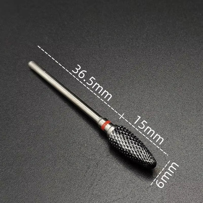 Ceramic Carbide Nail Drill Bit Rotate Burr Milling Nail Cutter Bits Electric Drill Machine for Manicure Pedicure Tools