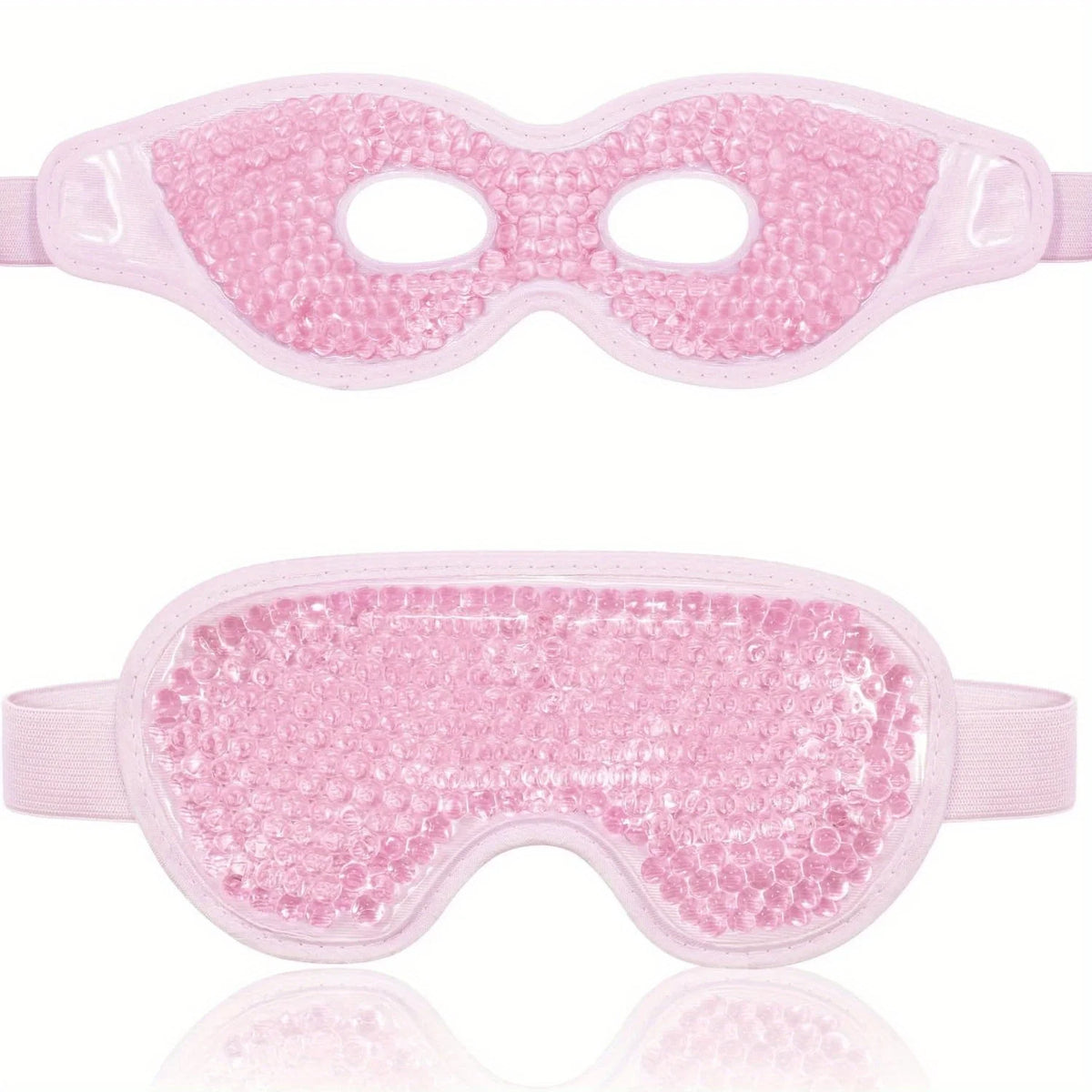 2Pcs/Set Gel Eye Mask Cooling Eye Mask for Dry Eyes Care Hot & Cold Eye Ice Pack Reusable Gel Sleep Mask Cold Eye Compress Mask