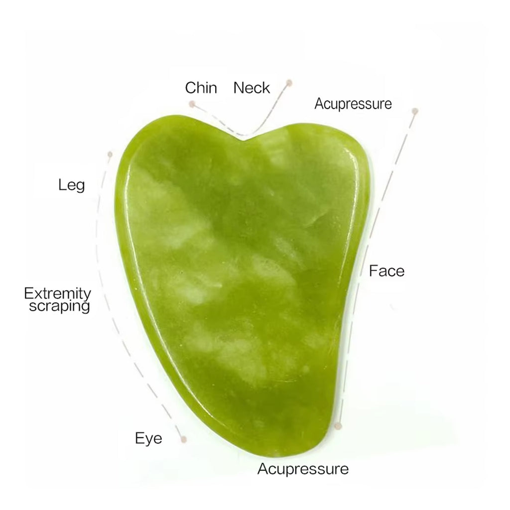 Gua Sha Massage Tool Set Natural Stone Face Neck Massager Jade Roller SPA Body Care Visage Rouleau De Massage Soin De Visage