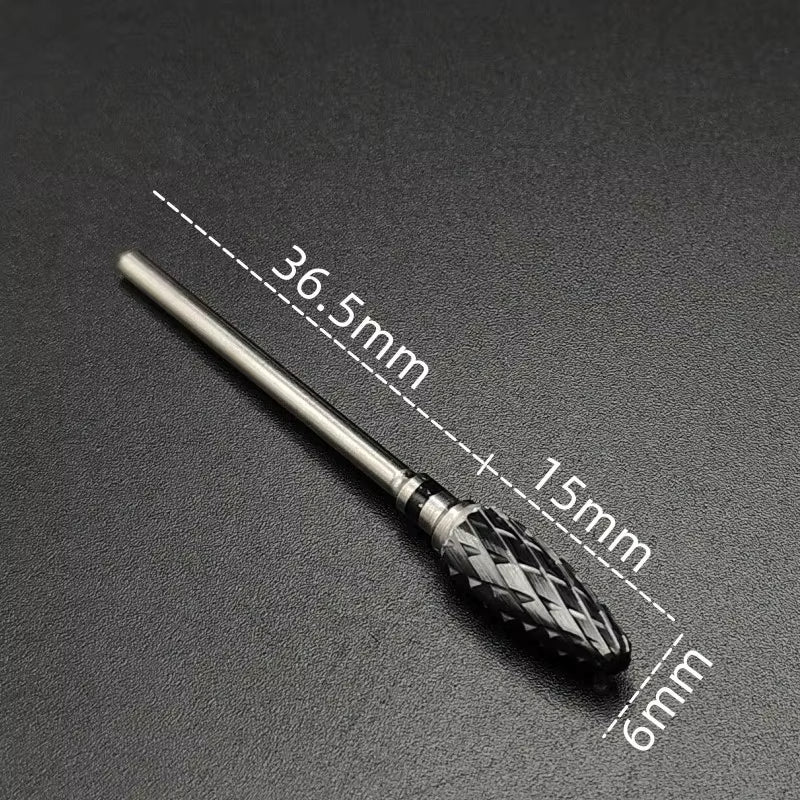 Ceramic Carbide Nail Drill Bit Rotate Burr Milling Nail Cutter Bits Electric Drill Machine for Manicure Pedicure Tools