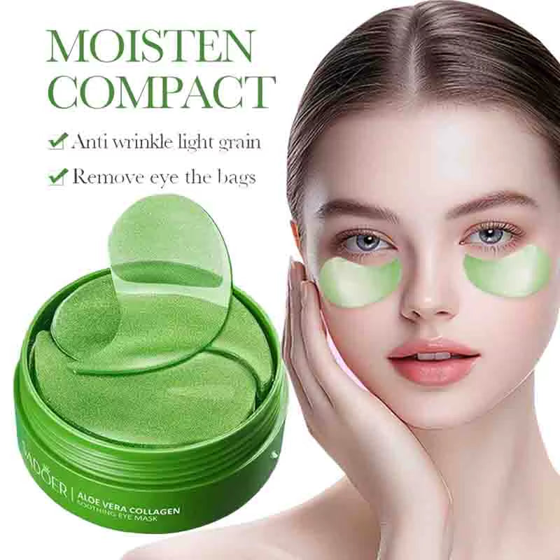 Patchs yeux hydrogel au collagène et aloe vera contre cernes et poches — vue 1